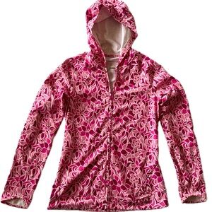 Merrell Opti-Wick Active Women's Jacket, Pink Jacket, Floral Jacket, Size (S)